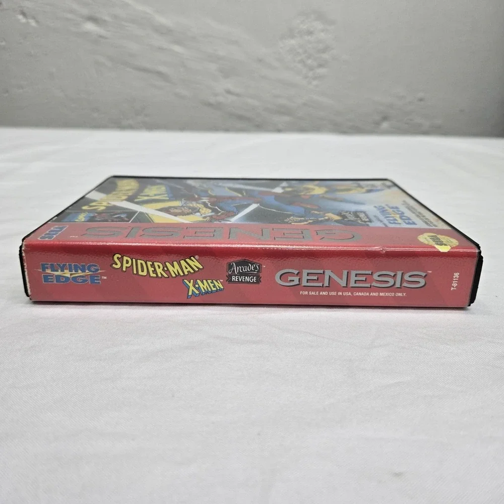 Spider-Man/X-Men: Arcade's Revenge Sega Genesis, 1993 Marvel Flying‎ Edge